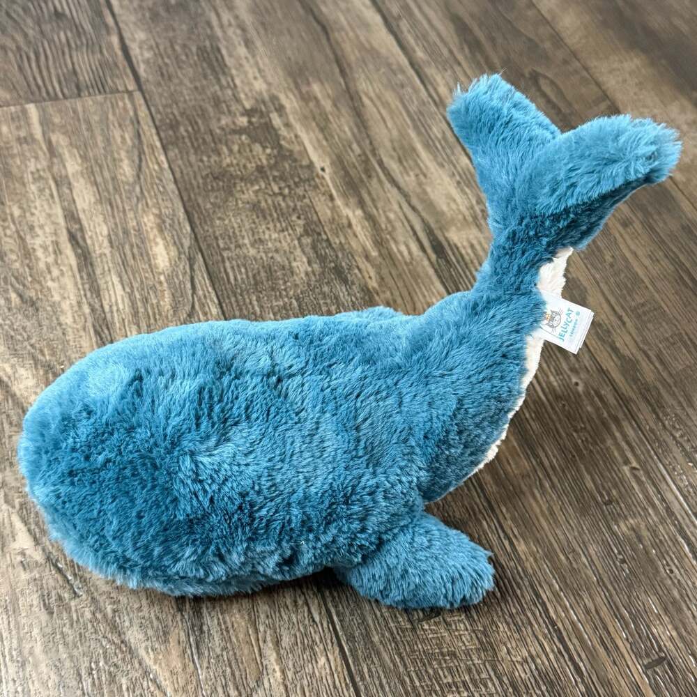Jellycat London Blue Whale Plush Retired Great Condition